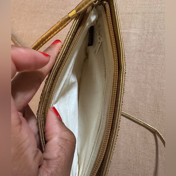 Vintage Beautiful Bueno Gold Chain Mail Evening Shoulder / Crossbody Strap Purse - Picture 5 of 6